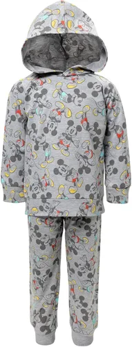 Vista 4 de Disney Mickey Mouse Donald Duck Goofy Pluto - Sudadera con capucha de rizo francés y conjunto infantil a niño grande