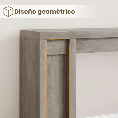 Vista 7 de Garvee Mesa de entrada gris de 70.9 pulgadas, mesa consola de madera de granja debajo de la TV montada debajo de la mesa de sofá, mesa de sofá