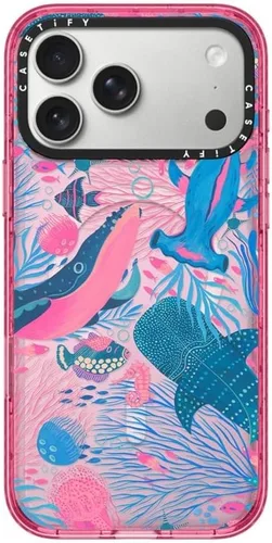 Vista 87 de CASETiFY Impact iPhone Air Case [Delgada/Compatible con Magsafe / 8.2 ft. Protección contra Caídas de Grado Militar 4X] - Lazos - Rosa Arcos