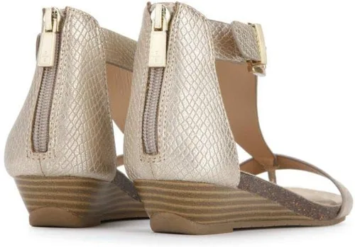 Vista 3 de Kenneth Cole REACTION Sandalias de cuña Great Gal con correa en T para mujer