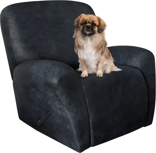 Vista 39 de ANARACHON Fundas para Sillas Reclinables Tipo Cuero, 4 Piezas Funda para Sillón Reclinable Lazy Boy, Protector de Muebles - Funda Suave Lavable