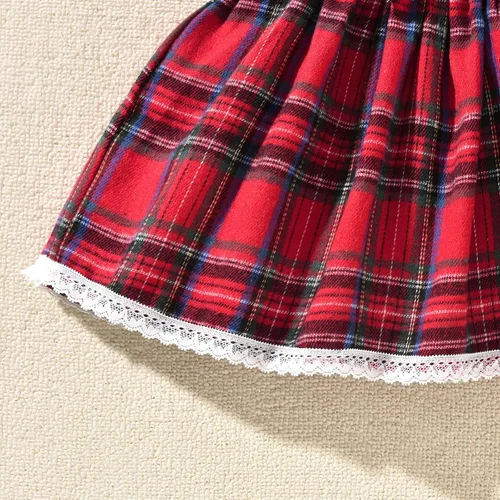 Vista 6 de fioukiay Conjunto de vestido y cárdigan para niña, con lazo, ropa con cubierta para pañales, otoño e invierno