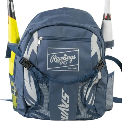 Vista 14 de Rawlings SAVAGE Mochila Bolsa para Equipos T-Ball/Béisbol Juvenil y Softbol Múltiples Estilos