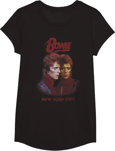 Vista 5 de David Bowie - Camiseta New York City Tour, Negro