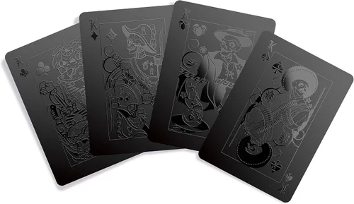 Vista 2 de Juego de cartas negro. Edición Día de los muertos de Gent Supply Co.