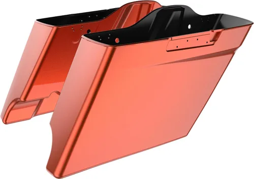 Vista 17 de Alforjas extendidas para Harley Touring Street Glide, Electra Glide, Road Glide 2014-2023 (whisky ámbar)