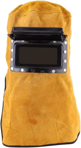 Vista 9 de Casco de soldadura, duradero, de buena calidad, resistente al calor, transpirable, máscara de protección con lente de protección completa