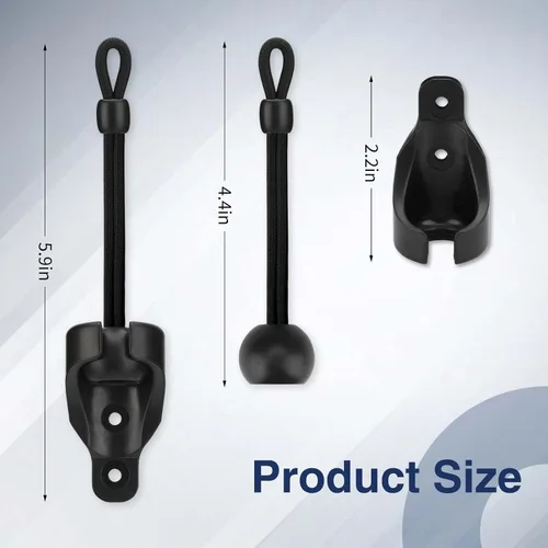 Vista 6 de Coolaroo - Piezas de repuesto elásticas y receptores, amarres de sombra, resistencia a la intemperie, para persianas enrollables exteriores Coolaroo