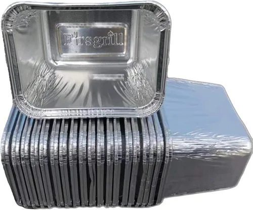 Vista 3 de Firsgrill Revestimientos para tazas de grasa para parrilla Pit Boss, maquinilla de afeitar de rinoceronte azul y ahumadores Country 2/3/4 quemadores