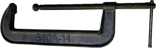Vista 3 de Wilton Abrazadera C para carro, capacidad de apertura de 14", garganta de 3-34", serie 540A (Modelo 540A-14)