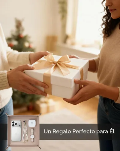 Vista 8 de VLANDO Bandeja de valet para hombres, bandeja plegable de piel sintética Toffee