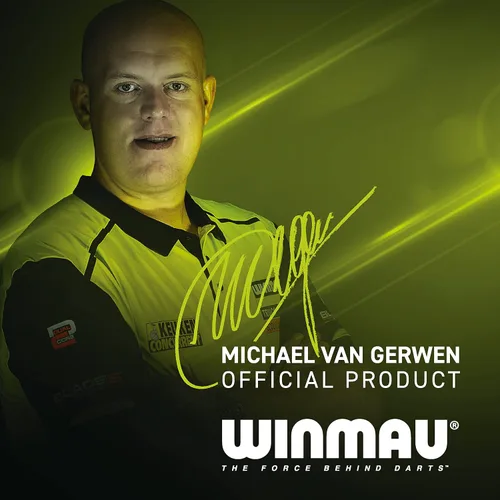 Vista 7 de WINMAU Michael Van Gerwen MvG Darts Accessories