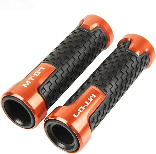 Vista 13 de 7/8 ''0.866 in motocicleta goma mano agarre barra manillar para Yamaha MT07 FZ07 Mt-07 Fz-07 2014 2015 2016 2017 2018 2019