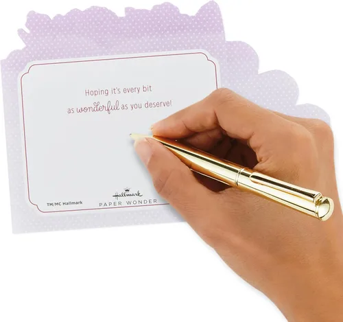 Vista 6 de Hallmark Paper Wonder - Tarjeta de cumpleaños desplegable (mariposa y flores)