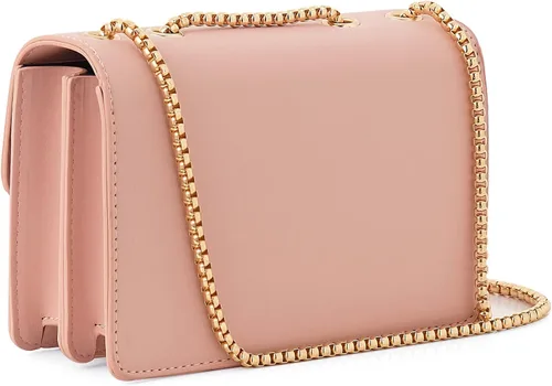 Vista 3 de Bolsos cruzados de cuero con bloques de color para mujer, bolsos cruzados de cuero, bolsos de diseñador lindos, bolso de hombro, tamaño mediano
