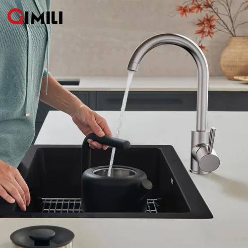 Vista 7 de Grifo de cocina Prep Wet - Pequeño para cocina, casa de campo, caravana, cámper, uso al aire libre, baño