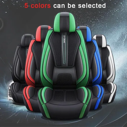 Vista 7 de Juego completo de fundas de asiento de automóvil compatibles con Honda N-Box jf2, cobertura completa, transpirable e impermeable, juego completo
