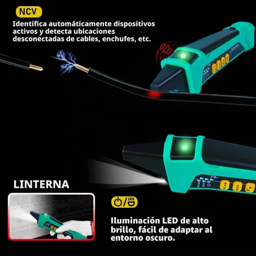 Vista 4 de Xin Tester Herramienta Digital de Localización de Interruptores de Circuito AC con Probador de Salida GFCI Integrado, Rastreador de Circuito