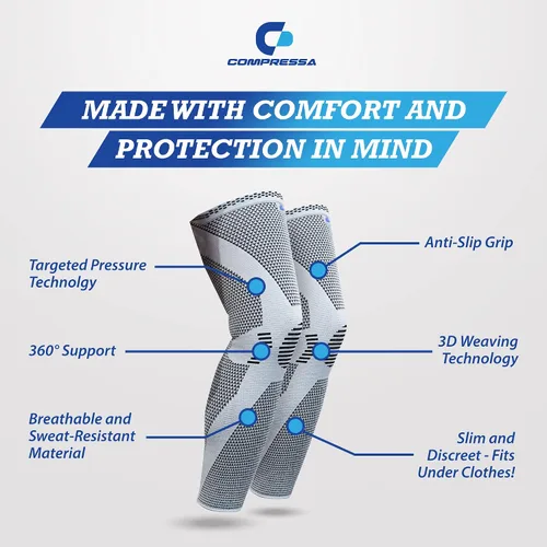 Vista 3 de Compressa Leg Compression Sleeve