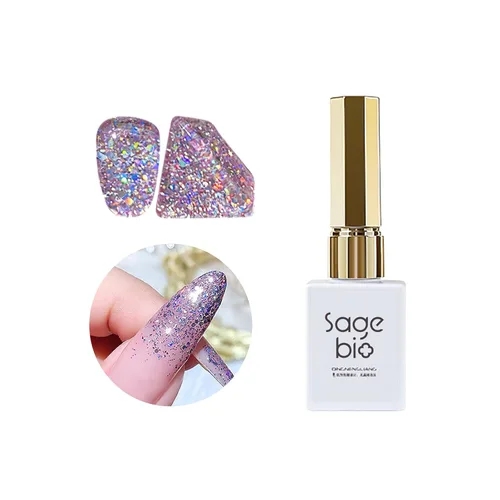 Vista 9 de Hydrogel Ice Skin Glitter Gel Polish Collection Radiate with Energy 01