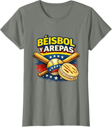 Vista 13 de Camiseta Beisbol y Arepas Venezuelas Baseball Pride Team 2026