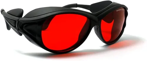 Vista 2 de Gafas de protección láser para 190-540nm 405/445/532nm azul violeta verde láser dedicado