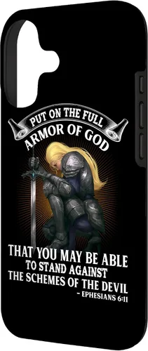 Vista 2 de Laying Down The Full Armor of God Case for iPhone 17