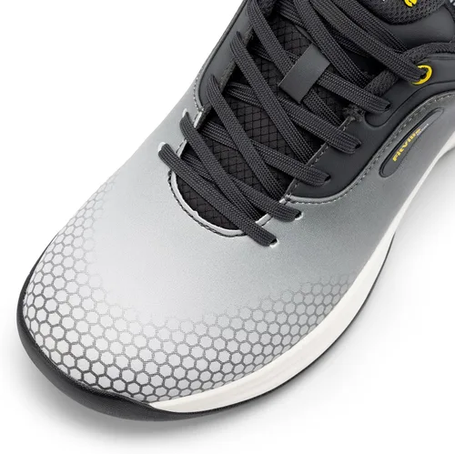 Vista 3 de FitVille Zapatos de golf anchos y extra anchos para hombre, zapatos de golf profesionales impermeables para exteriores para hombres