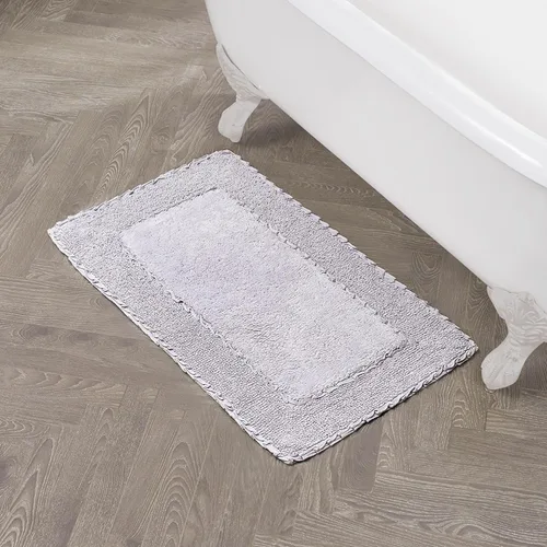 Vista 32 de Laura Ashley Ruffle tapete para baño de algodón de 17 x 24 pulgadas