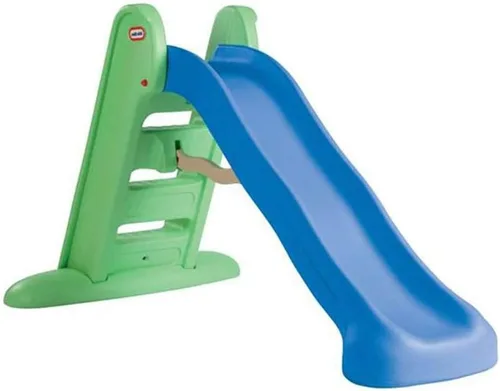 Vista 5 de Little Tikes Easy Store - Tobogán grande, azul/verde