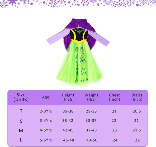 Vista 6 de Twister.CK Disfraz de princesa de Halloween para niñas, Halloween, Navidad, cumpleaños, juego de rol, disfraz de cosplay