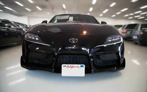 Vista 2 de STO N SHO Soporte para placa de matrícula hecho para Toyota Supra 2020-2024