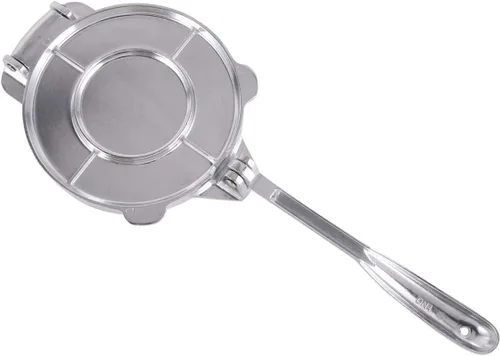 Vista 7 de Cabilock Prensa de tortilla de aluminio práctica gran tortilla de harina de acero ideal para Roti Más