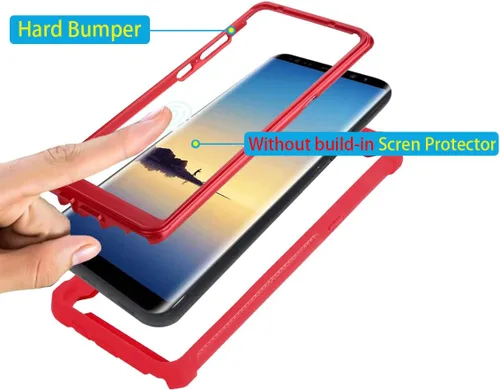 Vista 4 de Asuwish Funda de teléfono para Samsung Galaxy A21S, resistente, a prueba de golpes, dura, a prueba de caídas, protección de cuerpo completo