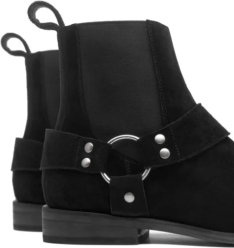 Vista 5 de Mezcalero Botas Chelsea de gamuza para hombre con elásticos laterales - Sandro