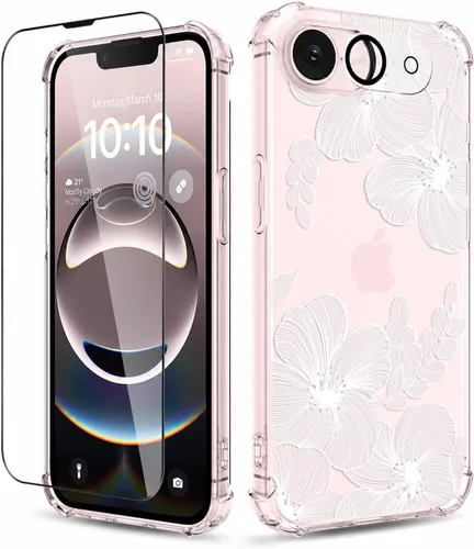 Vista 93 de Funda para iPhone 13 y iPhone 14 (6.1 pulgadas), funda protectora delgada de poliuretano termoplástico suave a prueba de golpes, bonito