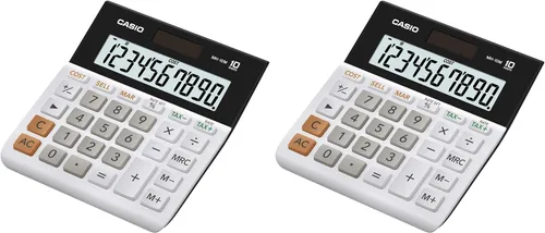 Vista 4 de Casio MH-10M - Calculadora de escritorio – Pantalla grande de 10 dígitos Funciones de costo/venta/margen e impuestos Ideal para uso en el hogar