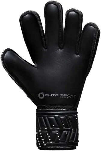 Vista 4 de Elite Sport Warrior Youth Guantes Portero Negro 5