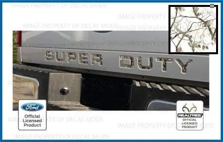 Vista 18 de 2008-2016 Insertos de letras para portón trasero (calcomanías delgadas) de reemplazo para Ford F250 F350 F450 Super Duty (2008-2016) Bandera