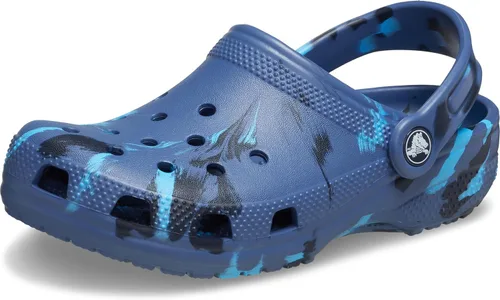 Vista 28 de Crocs - Zuecos clásicos para niños, diseño de teñido anudado jaspeado
