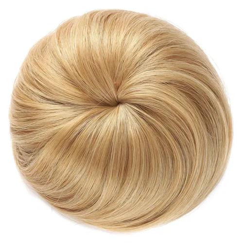 Vista 20 de Onedor Extensión de Cabello Fibra Sintética Chignon Donut Moño Peluca (10)