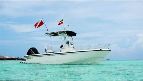 Vista 8 de FishMaster Pro Series - T-Top para Barcos de Pesca con Consola Central - Ajuste Universal - Recubrimiento en Polvo Negro - Parte Superior Negra