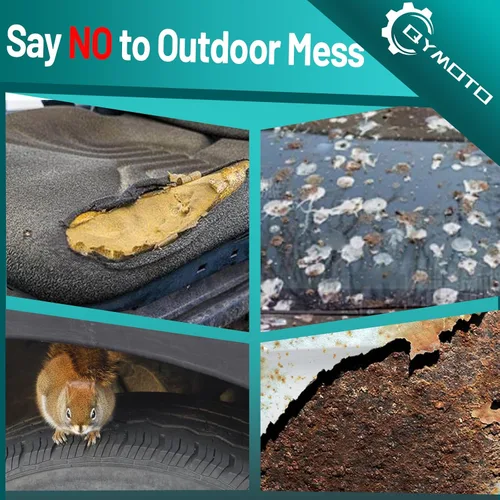 Vista 4 de QYMOTO Cubierta para ATV, Cubierta grande para ATV XL 2-UP, Universal para 4 ruedas Quad Durable Impermeable al Aire Libre Protección Completa