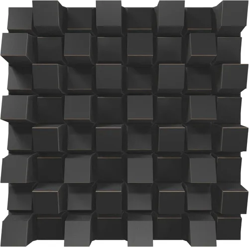Vista 5 de (2 Pack) — Difusor de estudio acústico de sonido «Sirius» 2D QRD Difusión - Reflexión - Absorción - Insonorización - Aislamiento Panel de arte