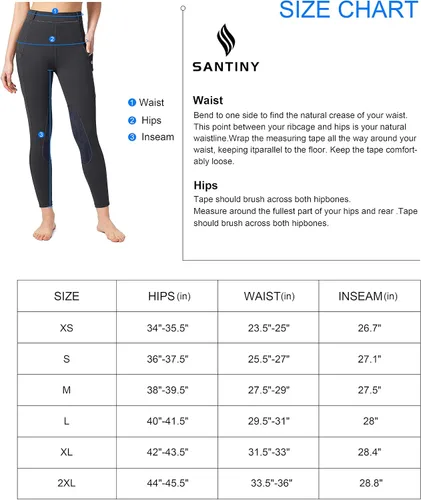 Vista 7 de SANTINY Pantalones de equitación para mujer con bolsillos con cremallera, mallas de escuela con parche en la rodilla, pantalones ecuestres para mujer