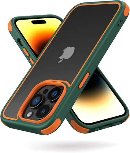 Vista 15 de Mobnano Funda transparente para iPhone 11, con protección multicolor a prueba de golpes, no amarillenta, anti arañazos, parte trasera