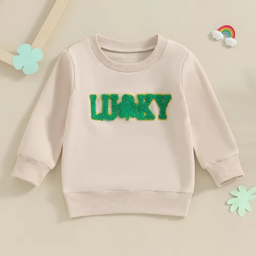 Vista 4 de Sudadera de manga larga con volantes para niña bebé, camiseta básica de color sólido, suéter de gran tamaño para niños, ropa de otoño Sudaderas