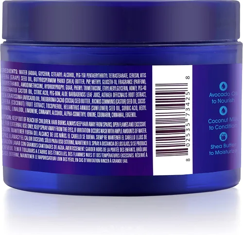 Vista 2 de Afro Sheen Slick Back Cream Styler. Contiene manteca de karité para suavizar y sostener. 6 onzas.