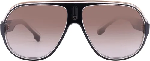 Vista 2 de Carrera SPEEDWAYN - Gafas de sol para hombre color negro y dorado y marrón