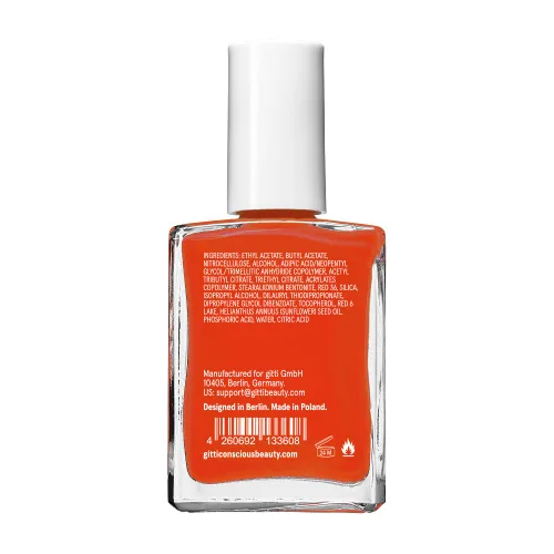 Vista 47 de gitti Esmalte de uñas a base de plantas No tóxico, libre de 30, basado en ingredientes de origen natural, libre de crueldad, vegano